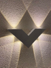Decoraitive led light V shape wall lamp and modern indoor light factory paice wall lamp aluminum lamp led wall light