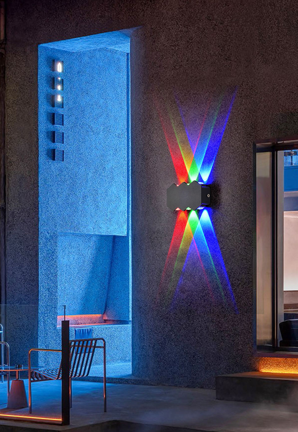 led outdoor wall lights