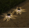 Garden Lights Solar LED Light Outdoor RGB Color Changing Solar Pathway Lawn Lamp for Garden Decor Landscape Lighting