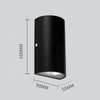 Modern LED Wall Light Up Down Lighting Home Room Bedroom Hotel Lighting Decoration