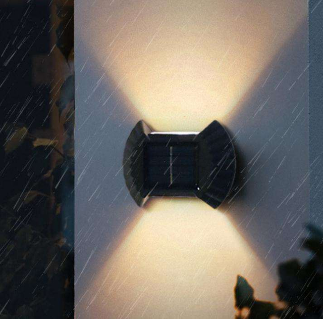 Factory Outdoor Waterproof Activated Wall Lamp Led Solar Wall Light Motion Sensor Garden light for Courtyard Garden street light