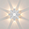 LED Outdoor Wall Light Up Down Luminous Wall Decoration Spotlight Lotus Villa Corridor Balcony Corridor Background Wall Light