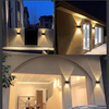 Exterior wall Lamp Led lights Ip65 Waterproof Round Square Surface Mounted Up and Down Modern Outdoor Wall Light