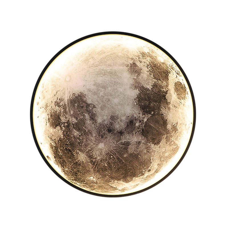 Modern Wall Light for Home Indoor Living Room Bedroom Corridor Hotel Art Mural Lighting Universe Led Moon Wall Lamp wall mounted