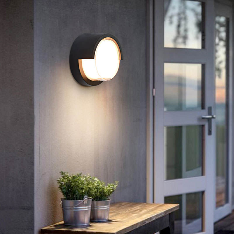 Outdoor Tuya Wifi LED Smart Wall Lamps 10W Cube RGB App Dimmable Sconce Waterproof Garden Alexa Google Home Wall Light AC85-265V
