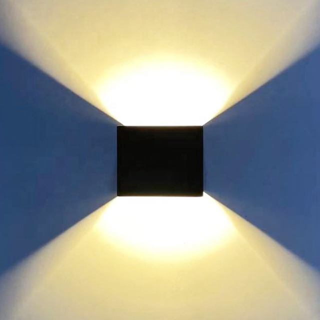 LED Wall Lamp Rectangle Bedroom Bedside Wall Light Staircase Light Mirror Light Indoor Sconce Fixture Living Room Decoration