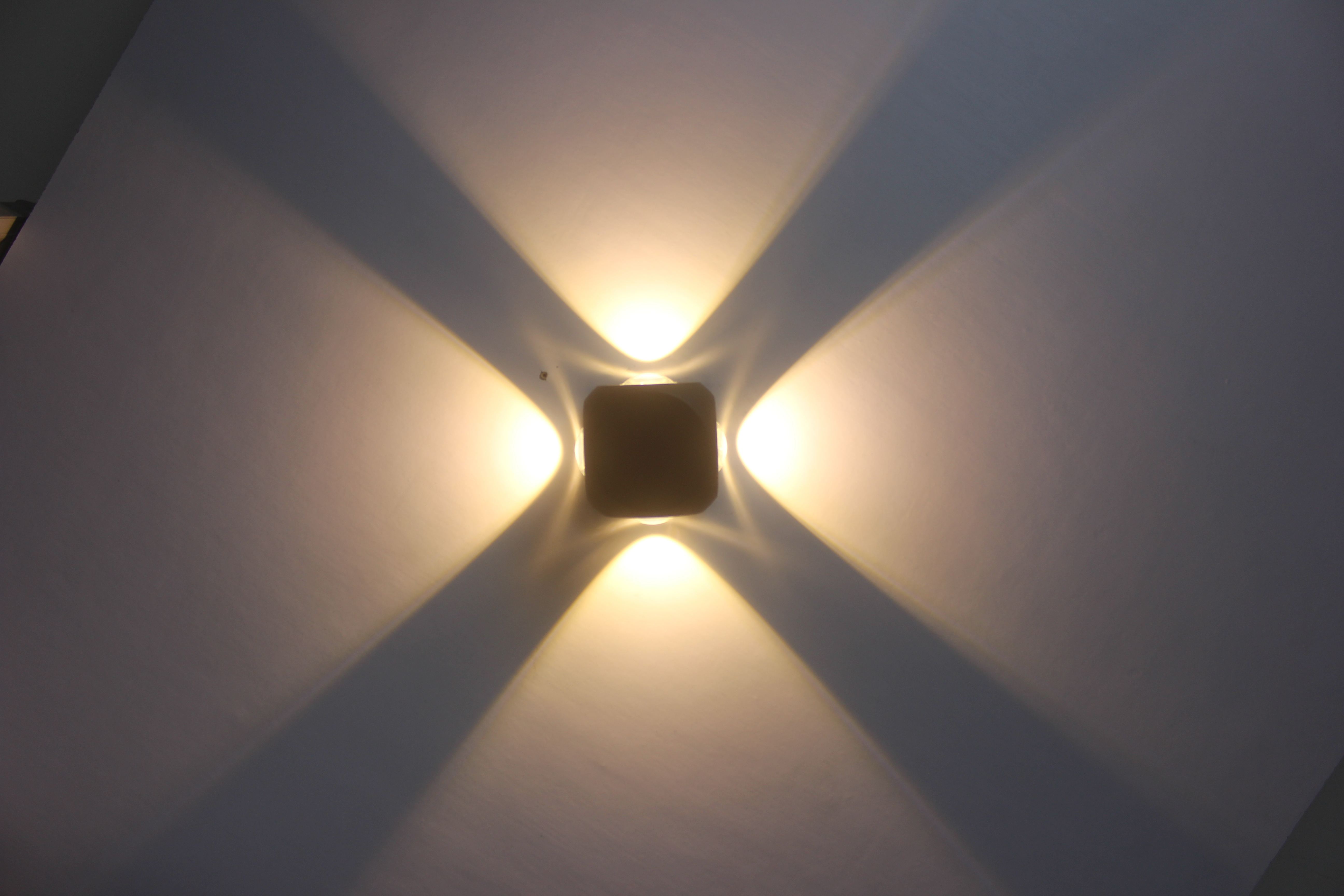 4W Led Wall Light Outdoor Led Waterproof Building Exterior Gate Balcony Garden Yard