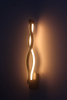 Long Wave Wall Lamp LED 16W Aluminum Bedside Lighting for Indoor Hotel Stair Aisle Light Fixture