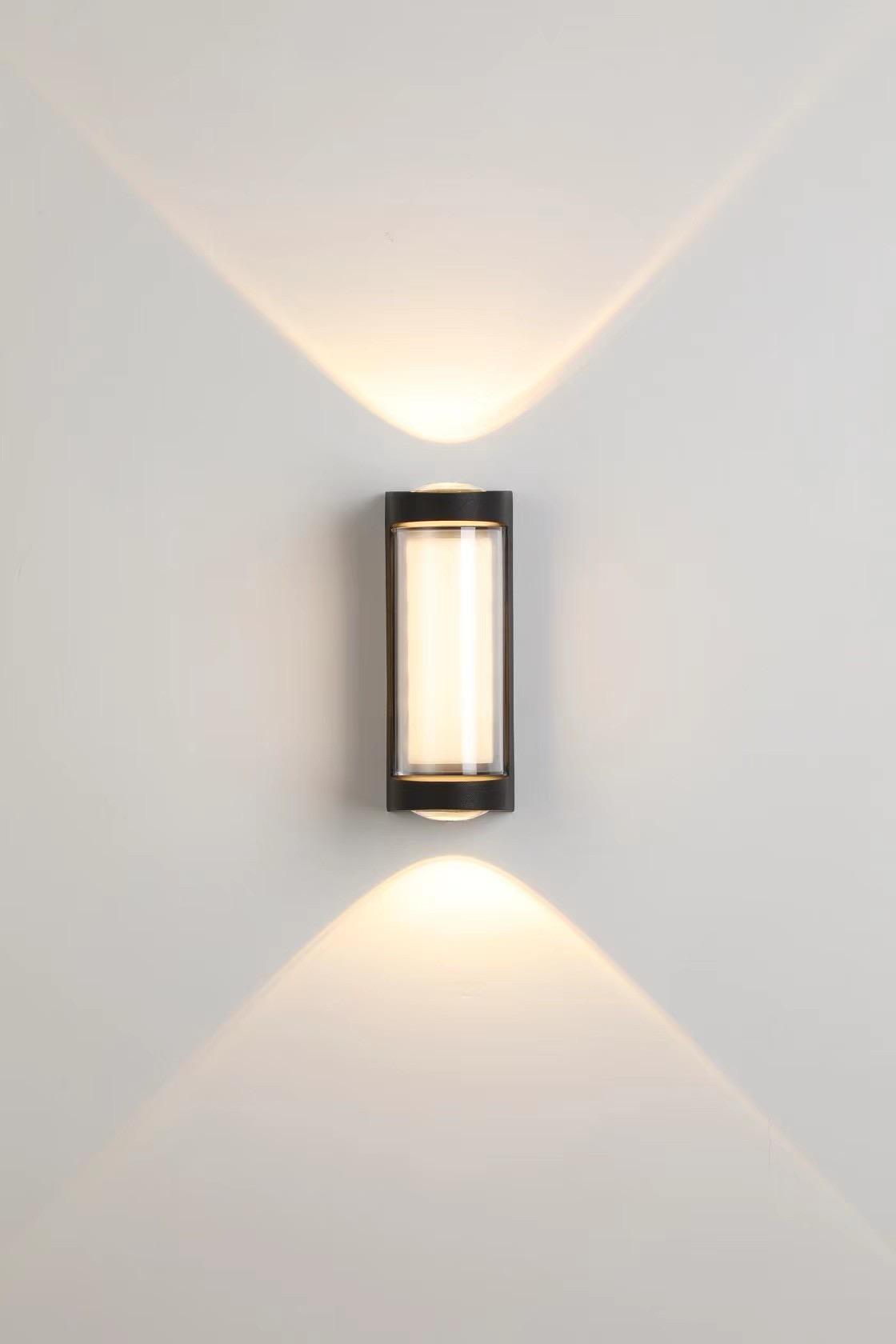 2023 Modern LED Wall Light Waterproof IP65 Up Down 10W Outdoor Lighting Home Hotel Shop Corridor Porch Sconce Wall Lamps AC 220V 110V