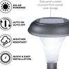 LED Solar Light Solar garden light Solar path lamp Hot selling cheap small plastic outdoor garden pathway yard pillar light 