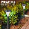 LED Solar Light Solar garden light Solar path lamp Hot selling cheap small plastic outdoor garden pathway yard pillar light 