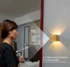 modern LED Wall Lamp Indoor rechargeable wall lamp with motion sensor Nordic bedside Lighting decoration Living room wall light