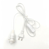 1.8m Power Cord Cable E14 Lamp Bases EU Plug 303 Switch Wire For Pendant LED Bulb E14 Hanglamp Suspension Socket Holder Salt