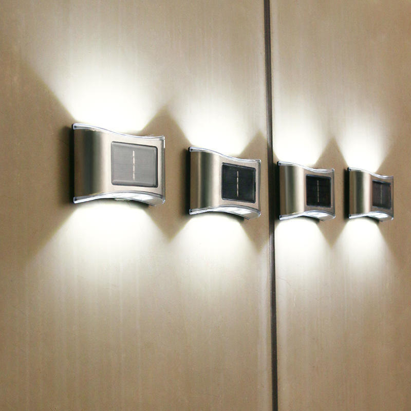 6LED Solar Lamp IP65 Waterproof Outdoor Lamp Courtyard Wall Lamp for Garden Villa Decoration