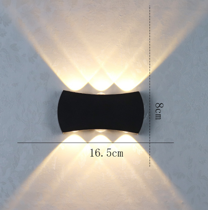 black outdoor sconce light
