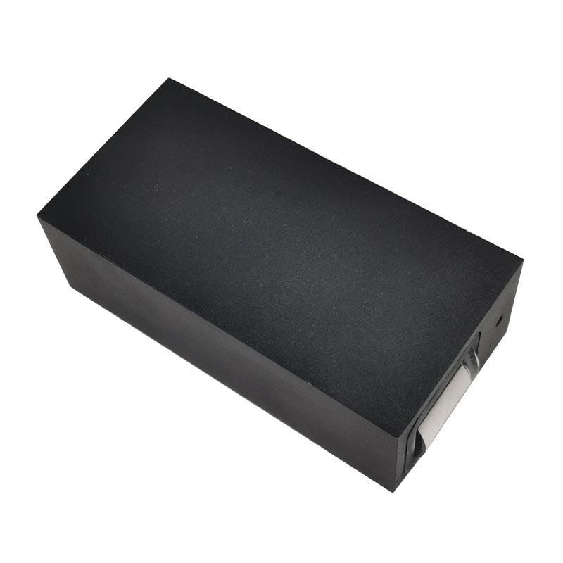 6W Modern Led Lamp Black shell beam light waterproof wall light and outdoor nightlight up and down wall lights for home