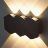 4W 6W 8W New Black Shell White Shell IP65 Waterproof Outdoor LED Wall Sconce Up And Down Lights Wall Mounted Light