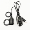 110V 220V 301 Dimmer switch Dimmable Switch E26 double ring Electric wire plug Switch And Wire for LED light