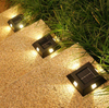 4 LED Solar Lamp IP65 Waterproof Outdoor Light Courtyard Wall Lamp for Garden And Villa Decoration Step Light
