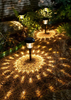 Solar lawn lamp glass light garden landscape decoration inserted path lamp monocrystalline polysilicon 1000MA battery