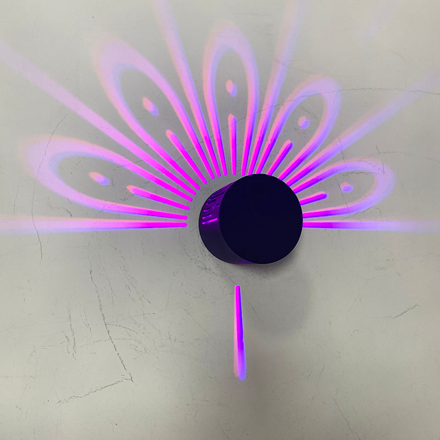 New 3W RGB with Controller Remote Touch colorful Nordic Sconces Lighting For Party Home Bedroom