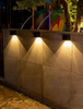 Solar Wall Outdoor Garden Home Wall Lamp Waterproof Up and Down Lighting Lamp Villa Decorative Garden Wall Lamp