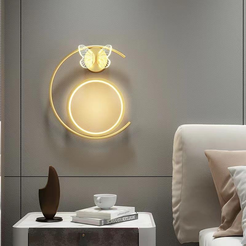 12W Butterfly LED Pendant Wall Lights bedside lamp wall mount Nordic Indoor Lighting Bedside Lamp Hanging Lamps Modern Living Room Decoration