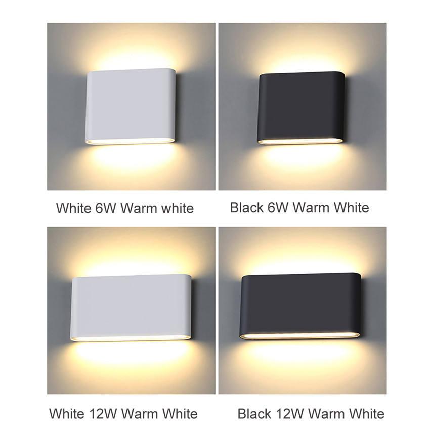 Acryl Moderne Minimalistische LED-Wandlamp Waterdicht IP65 Indoor Outdoor Voor AC85-265V Tuinstraatverlichting Balcony Sconces