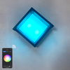 APP controlled lamp Tuya APP High Quality Outdoor sconce Wifi Waterproof Square Wall Lamp Color Changing by smart app lamp