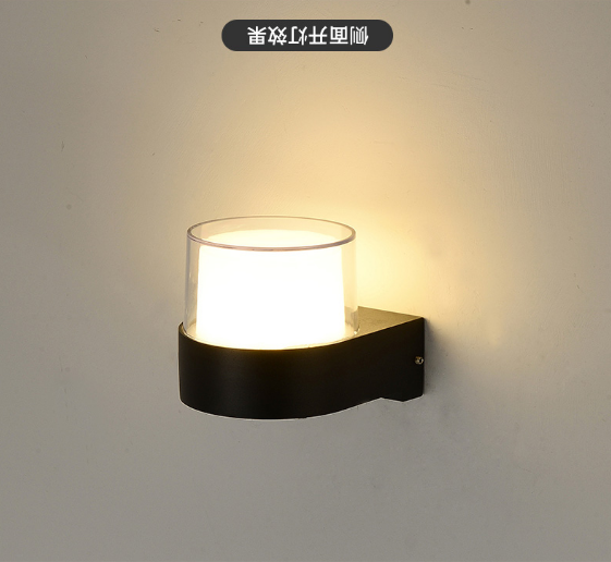 2023 Tuya APP Controle LED Intelligent Wall Lamp IP65 Waterproof Colorful Fashionable Decorative Wall Lamp