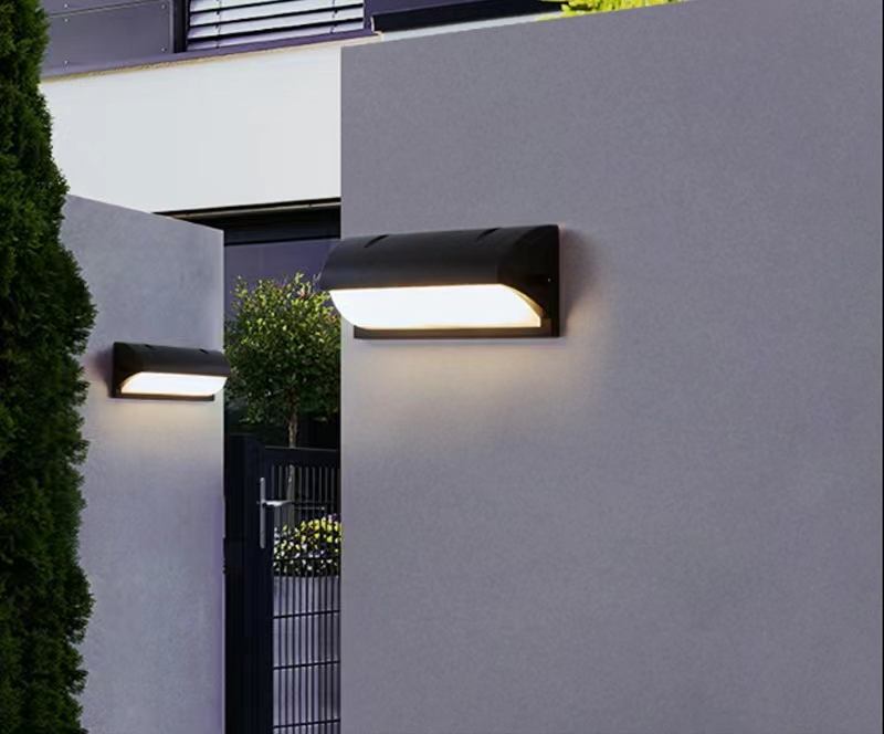 12W LED outdoor wall lamp Waterproof led wall light simple aisle stairs courtyard light balcony wall light super bright
