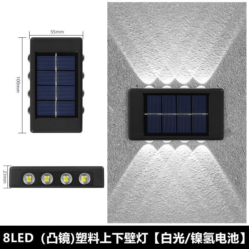 Wholesale Aisle Balcony Wall Plug Night Lamp Custom Garden Led Landscape Light Outdoor Solar Waterproof Wall Light