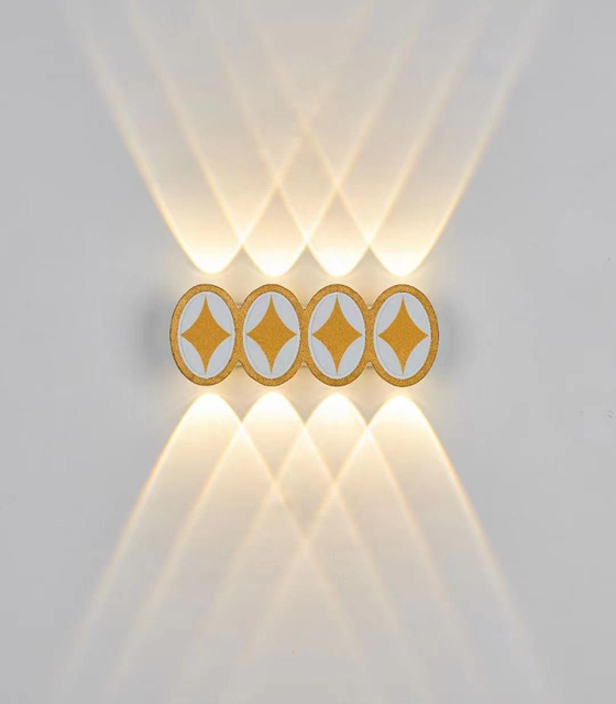 Ip65 Aluminum Exterior Modern Outside Garden Up And Down Waterproof Wall Light Led Outdoor Wall Lamp