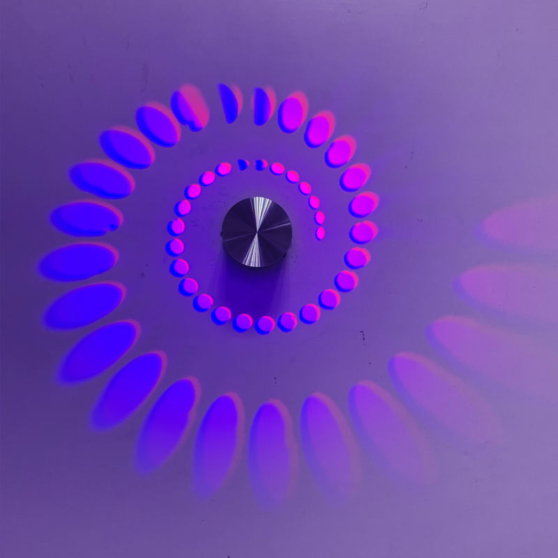 LED Wall Lamp Ceiling Light RGB colorful IR Remote Control Innovative novelty creative simple decoration living room parlor