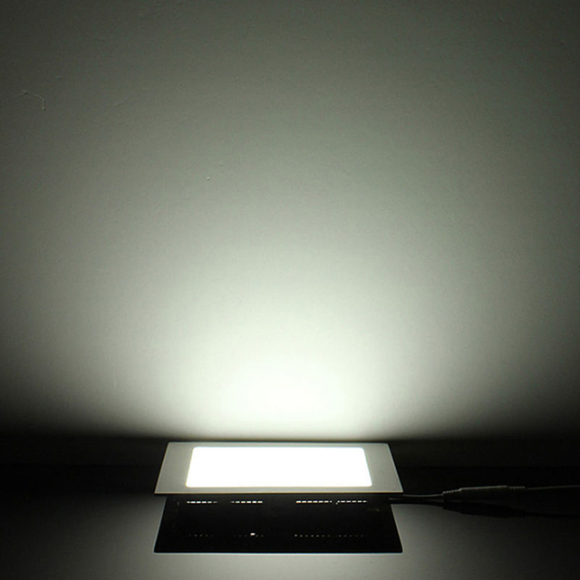 Ultra-thin Dimmable Real Full Power Square LED Panel Ceiling Lamp LED down light 3W/4W/6W/9W/12W/15W/18W/24W Warm/Cold White