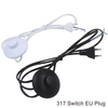 Line Cable 303 /304 /317 /301 Dimmer Power Cord /Double Button Switch EU Plug Wire For LED Bulb/Desk Light Luminary USA