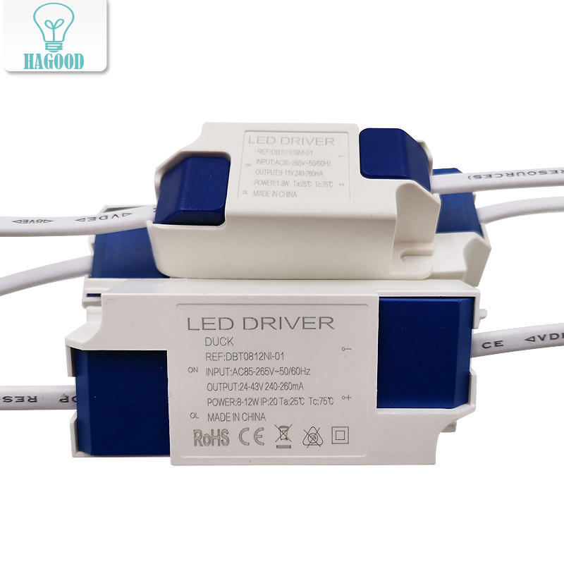 Driver with plastic shell led current wholesale price led driver Power supply DC 12v led driver 300mA converter 220 12 Adapter
