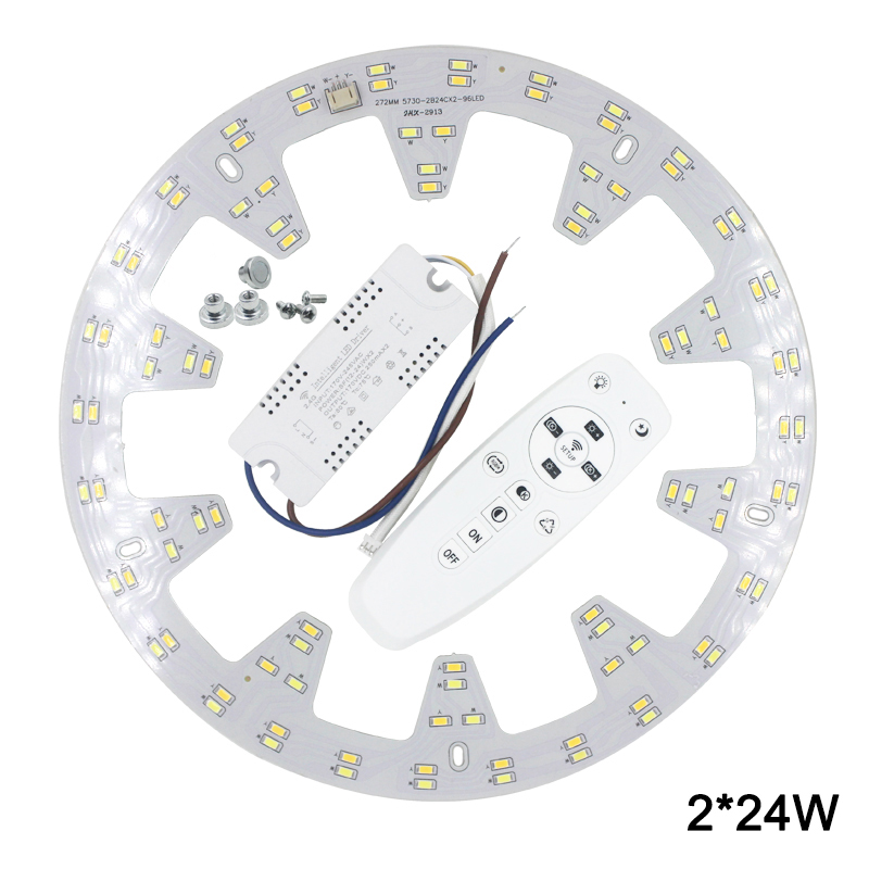 5730 SMD LED ceiling lighting 2.4G WIFI mobile phone connection control remote control for living room kitchen ceiling light