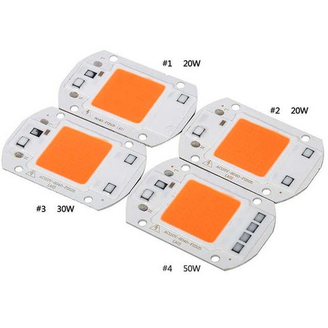 High Power full spectrum led grow chip 20W 30W 50W for Indoor Plant Growth Lighting