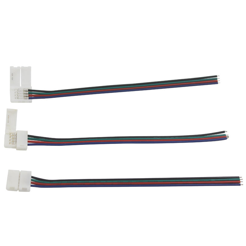 LED Strip Connector 2pin 8mm with Wire Free Connect No Need Soldering /Welding Connector For Led Strip 3528/5050