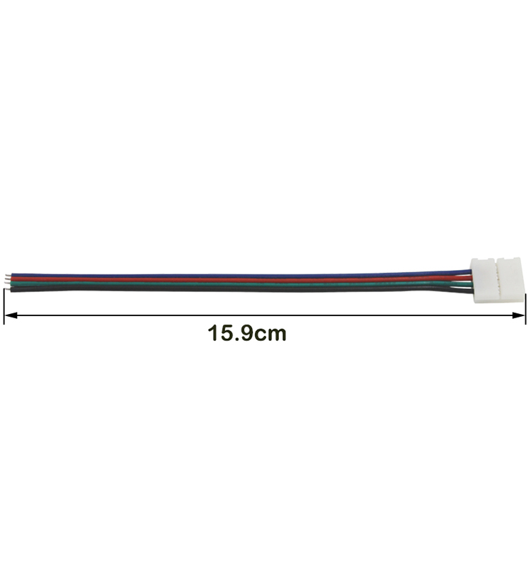 LED Strip Connector 2pin 8mm with Wire Free Connect No Need Soldering /Welding Connector For Led Strip 3528/5050