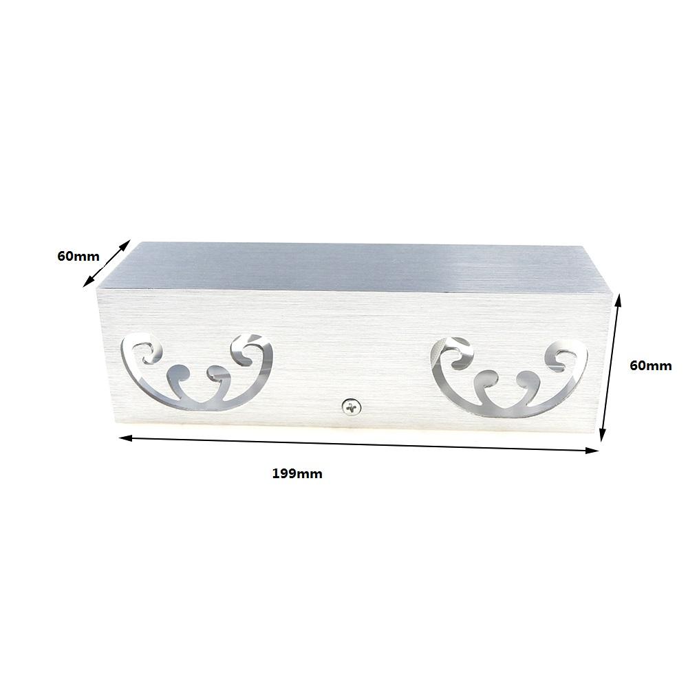 Modern LED Wall Light Up Down Lighting Cube Sconce Lamp Fixture Mount Indoor Butterfly Room Bedroom Hotel Lighting Decoration