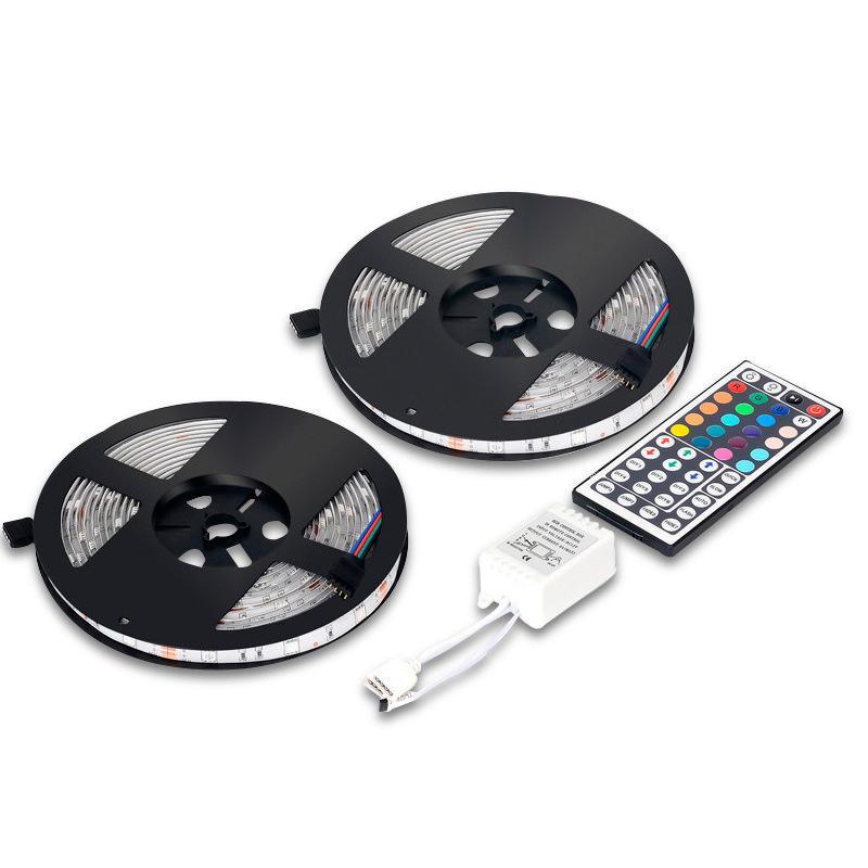 LED light strip 5050RGB light with color box Epoxy waterproof color horse racing 24/44 key controller set