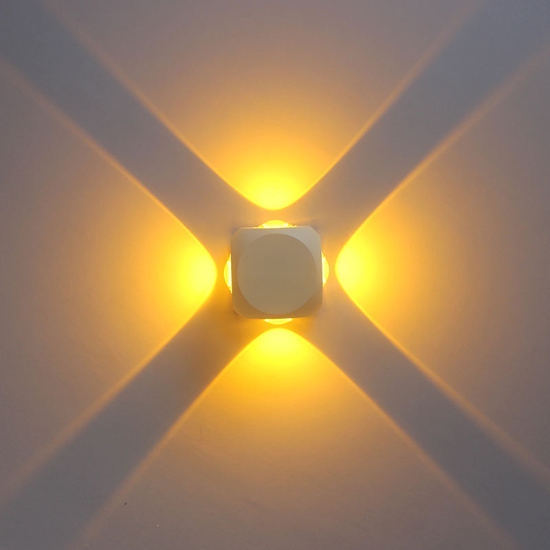 Led Wall Light 4W Outdoor Led Waterproof Building Exterior Gate Balcony Garden Yard