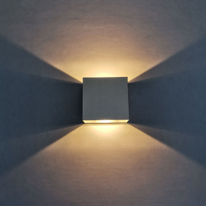 3W New Brushed Sliver Led Wandlamp COB Wall Lamp Bedside Room Bedroom Wall Decor Arts for Indoor