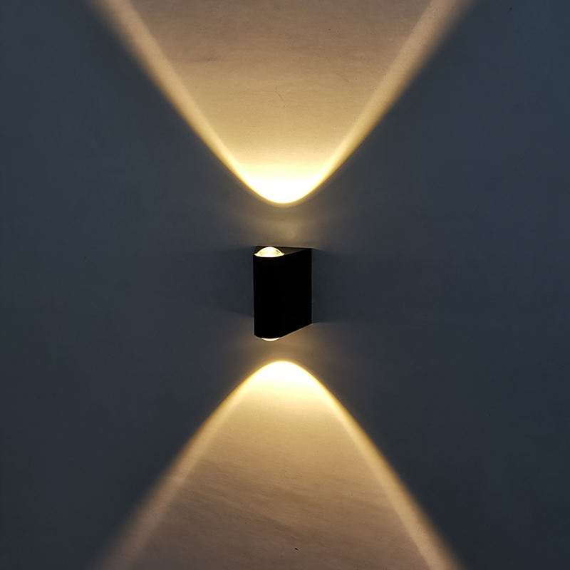 Modern 2W Wall Lights Bathroom Wall Mounted Sconce Waterproof Aluminum LED Wall Lamp Industrial Decoration Lighting Fixtures