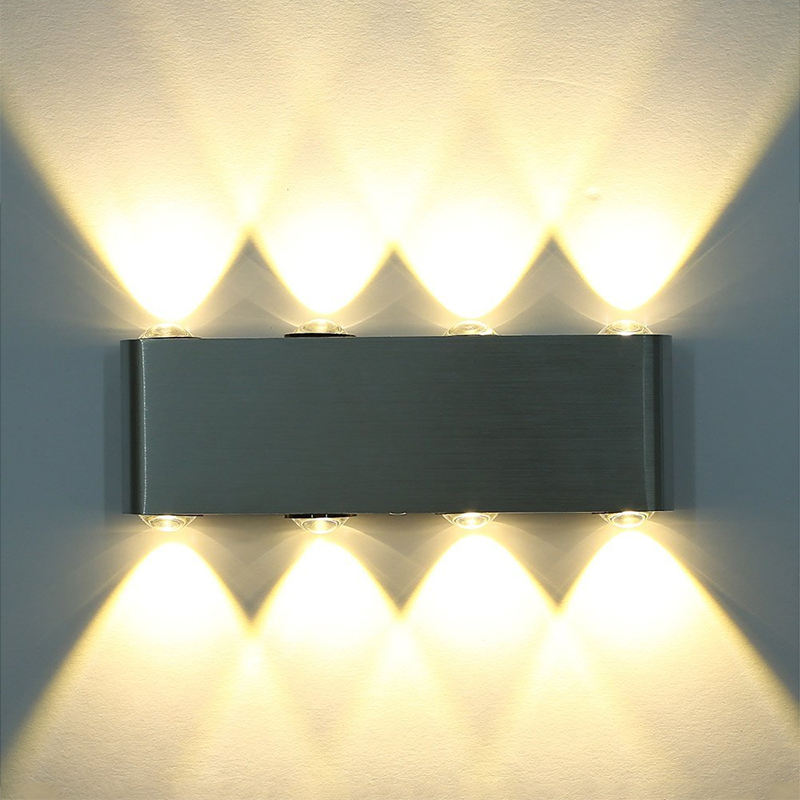 Hagood Up And Down Wall Lamp 8W Led Wall Lamp for Indoor Room Office Hotel Diy Color Goods Waterproof Wall Lamp