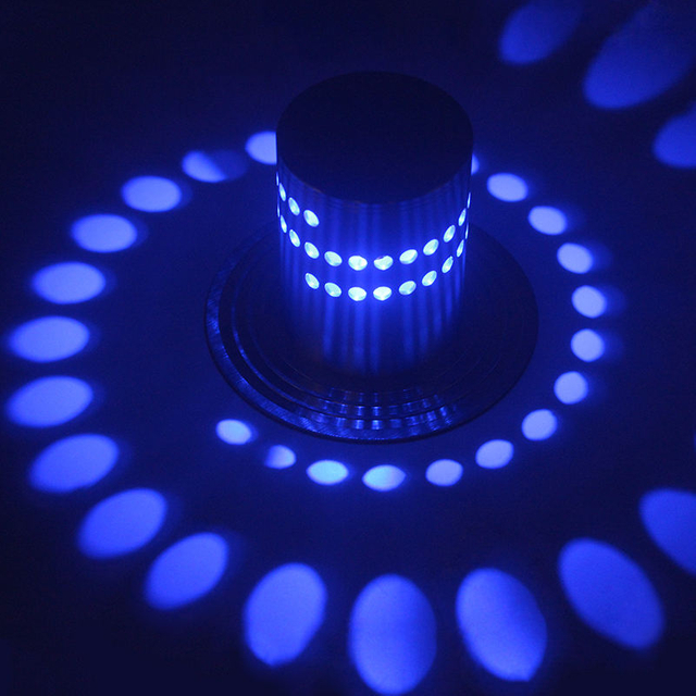 Indoor lighting RGB LED Wall Lamp Light Sconce Ceiling 3w