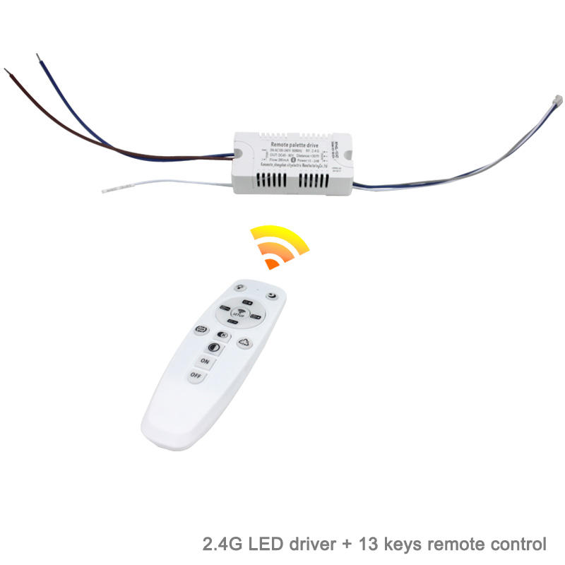 2.4G WIFI Safety Plastic Driver 15-24W Bluetooth Connection Lighting Power Transformer AC100-240VLED Ceiling Light Fixture