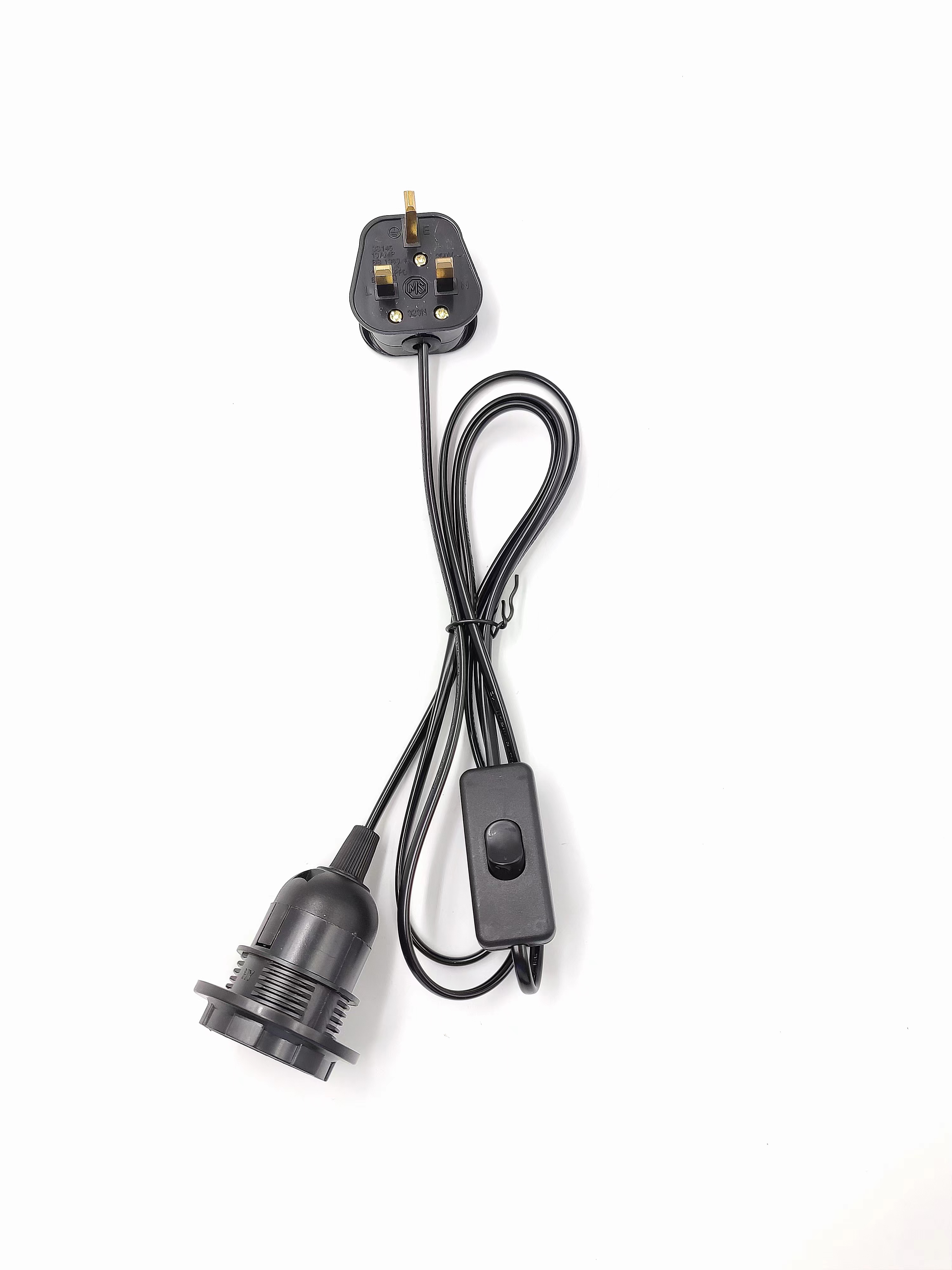 Wire Plug Himalayan Salt Lamp Holder Plug Table Lamp Accessories 301 303 Switch Dimmer Switch EU/AU/EU Plug Three-pin Plug E27 Lamp Holder